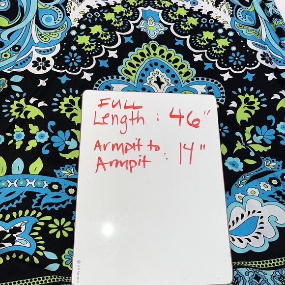 MSK Dress Womens Small Black blue green Strapless Paisley Print Floor Maxi - Picture 13 of 13